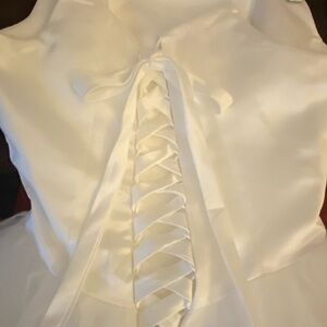 Chic Satin Lace-Up Dress
